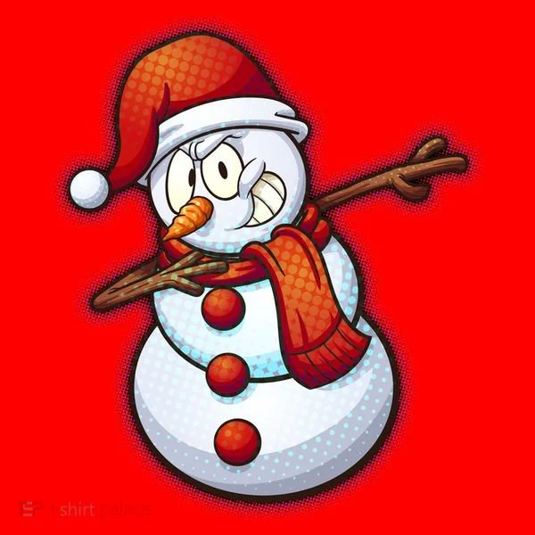 Christmas Dabbing Snowman Santa Hat