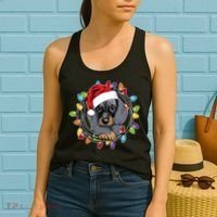 Christmas Dachshund Lights Women's Tank Top thumb 2