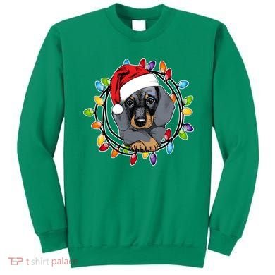 Christmas Dachshund Lights Sweatshirt
