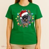 Christmas Dachshund Lights T-Shirt thumb 4