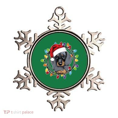 Christmas Dachshund Lights Ornament