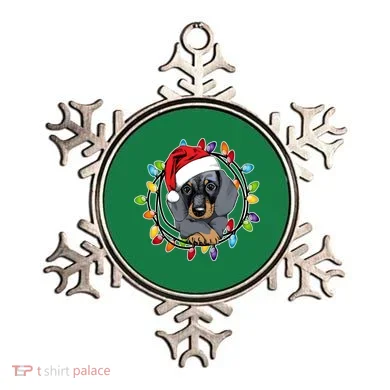 Christmas Dachshund Lights Ornament