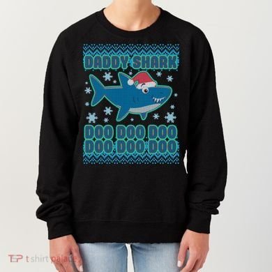 Christmas Daddy Shark Doo Doo Doo Women's Sweatshirt