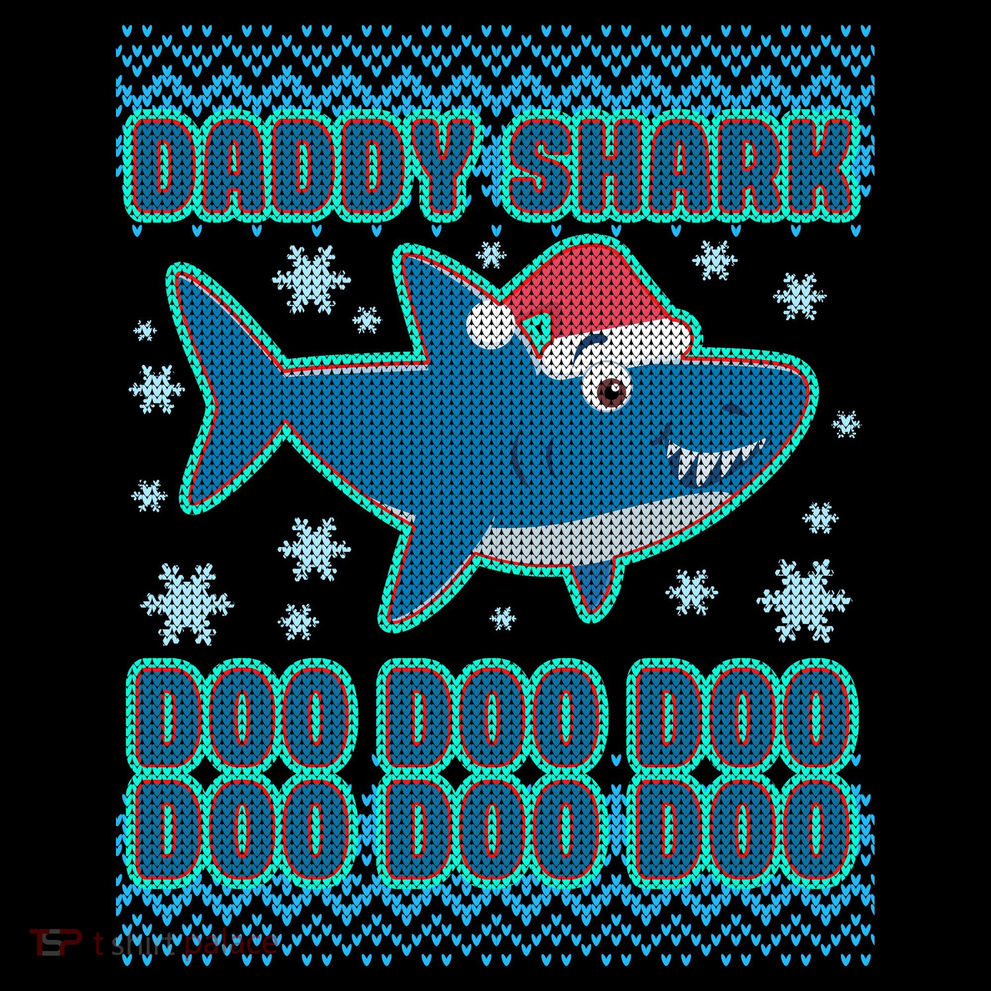 Christmas Daddy Shark Doo Doo Doo Hoodie