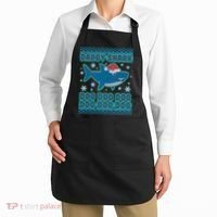 Christmas Daddy Shark Doo Doo Doo Apron thumb 2