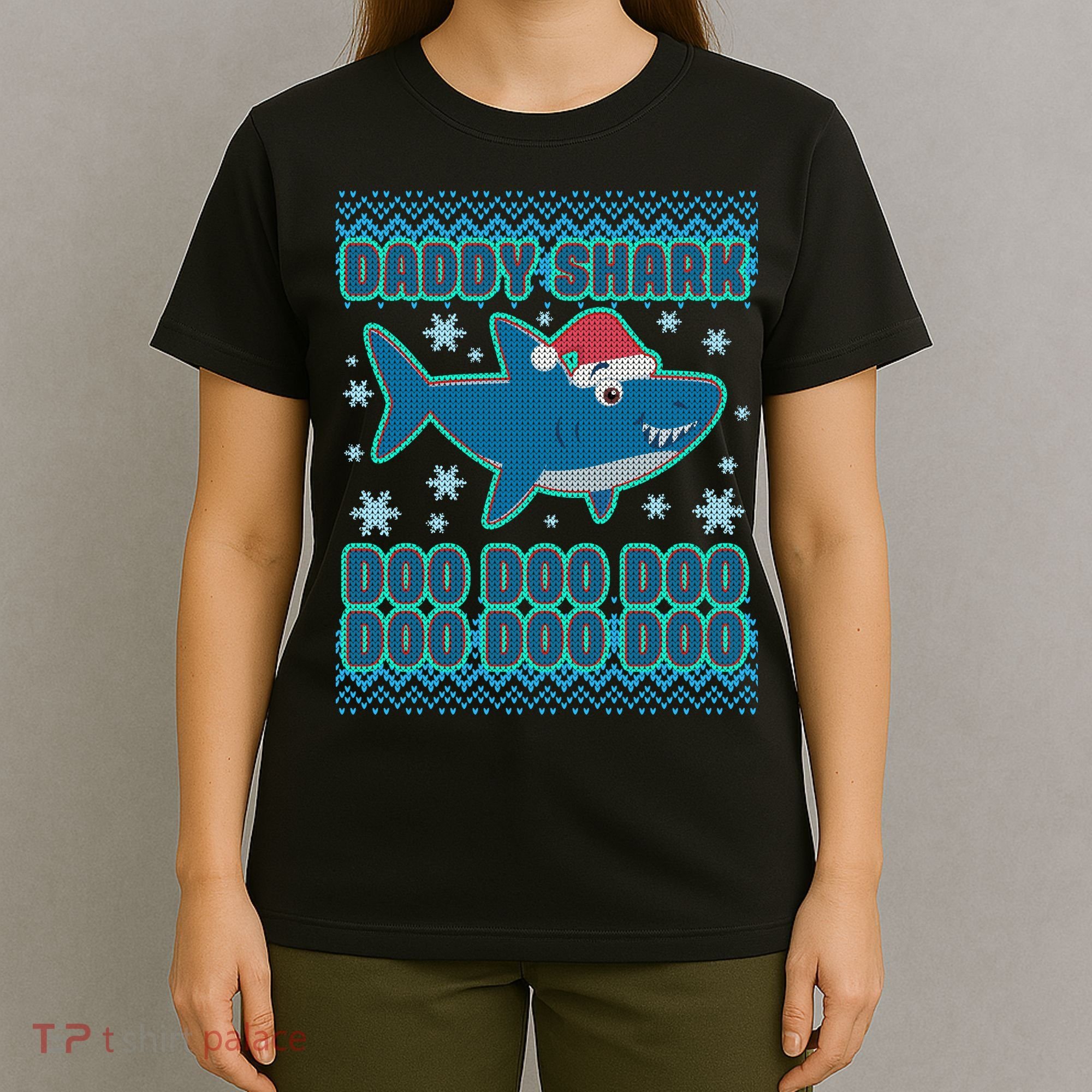 Christmas Daddy Shark Doo Doo Doo T-Shirt