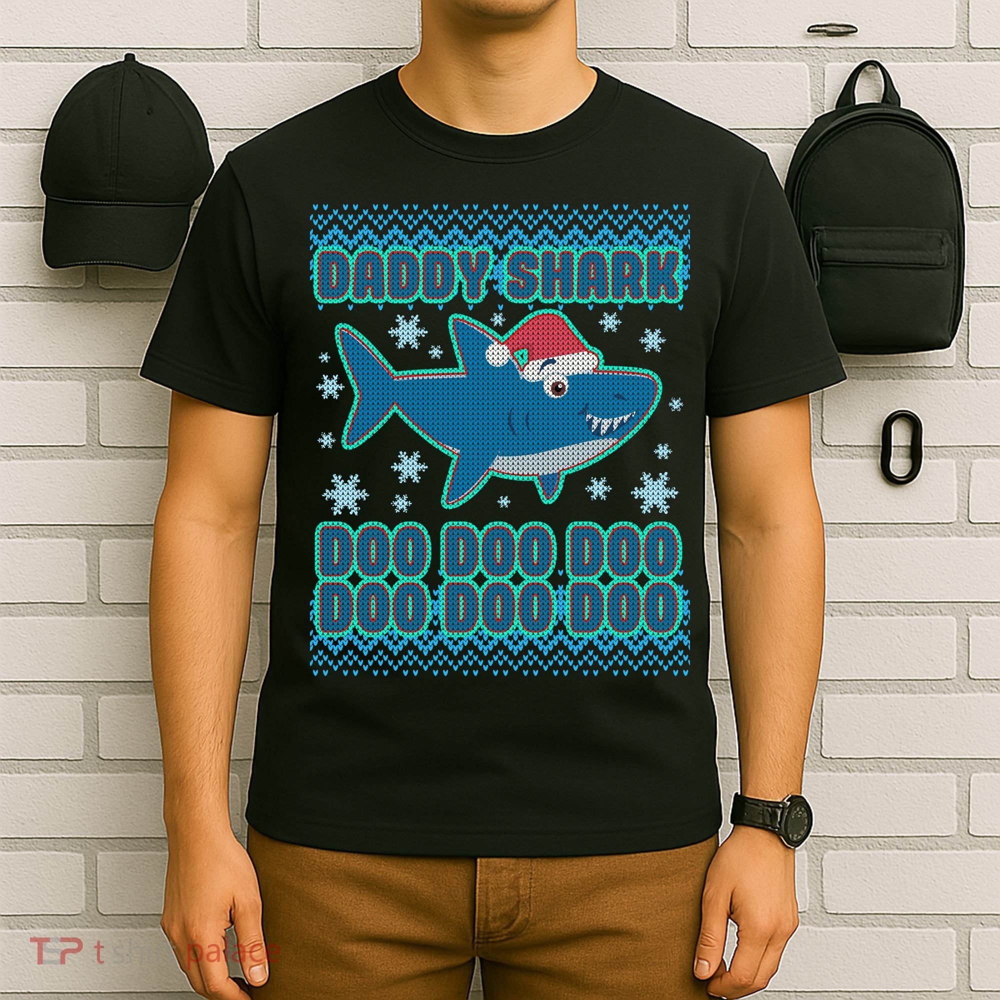 Christmas Daddy Shark Doo Doo Doo T-Shirt