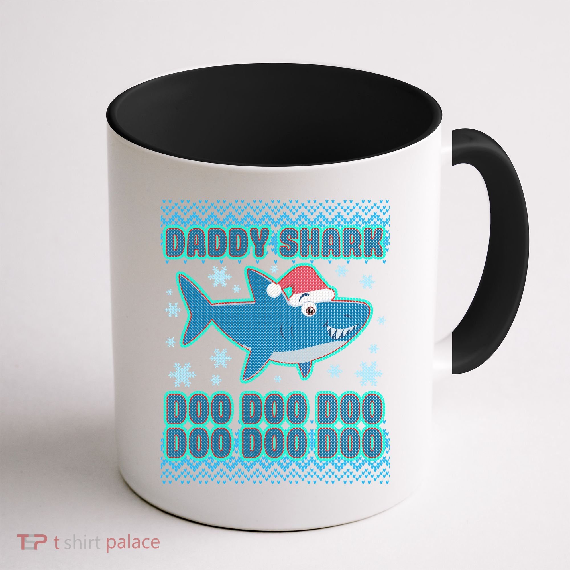 Christmas Daddy Shark Doo Doo Doo Coffee Mug