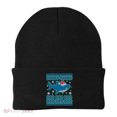 Christmas Daddy Shark Doo Doo Doo Beanie