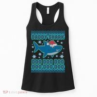 Christmas Daddy Shark Doo Doo Doo Women's Tank Top thumb 0