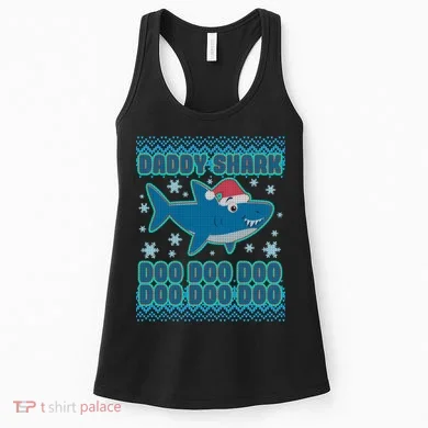 Christmas Daddy Shark Doo Doo Doo Women's Tank Top