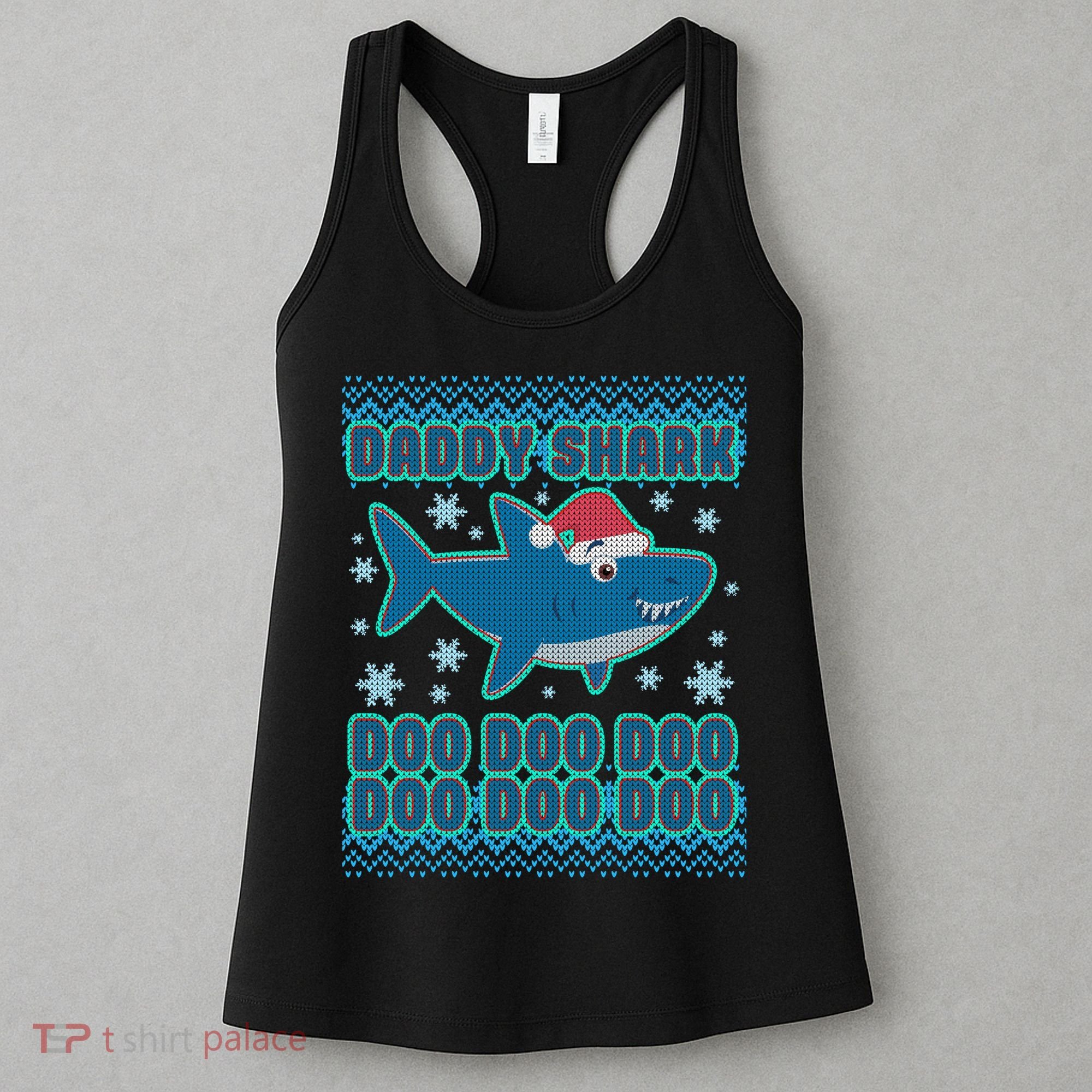 Christmas Daddy Shark Doo Doo Doo Women's Tank Top