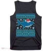 Christmas Daddy Shark Doo Doo Doo Tank Top thumb 0