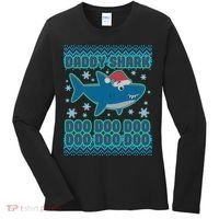 Christmas Daddy Shark Doo Doo Doo Women's Long Sleeve Shirt thumb 0