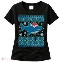 Christmas Daddy Shark Doo Doo Doo Women's T-Shirt thumb 0