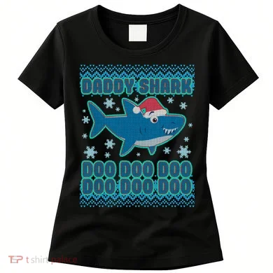 Christmas Daddy Shark Doo Doo Doo Women's T-Shirt
