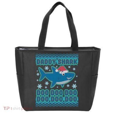 Christmas Daddy Shark Doo Doo Doo Tote Bag