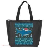 Christmas Daddy Shark Doo Doo Doo Tote Bag thumb 0