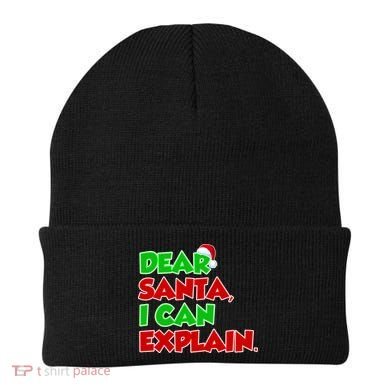 Christmas Dear Santa I Can Explain Beanie