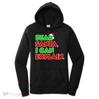 Christmas Dear Santa I Can Explain Women's Hoodie thumb 0
