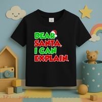 Christmas Dear Santa I Can Explain Toddler T-Shirt thumb 3