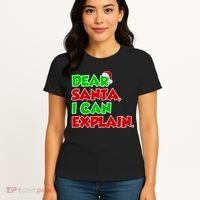 Christmas Dear Santa I Can Explain Women's T-Shirt thumb 4