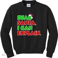 Christmas Dear Santa I Can Explain Kids Sweatshirt thumb 0