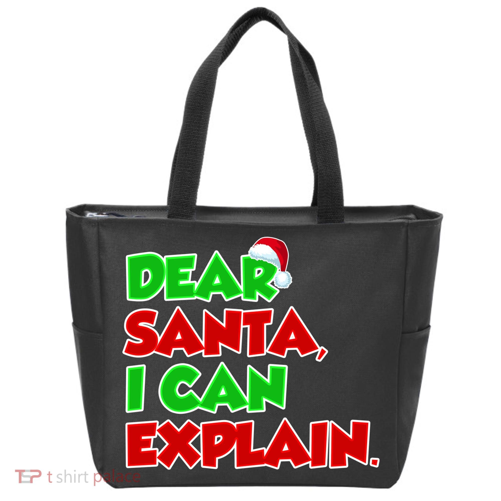 Christmas Dear Santa I Can Explain Tote Bag