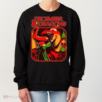 Christmas December & Dragons Women's Sweatshirt