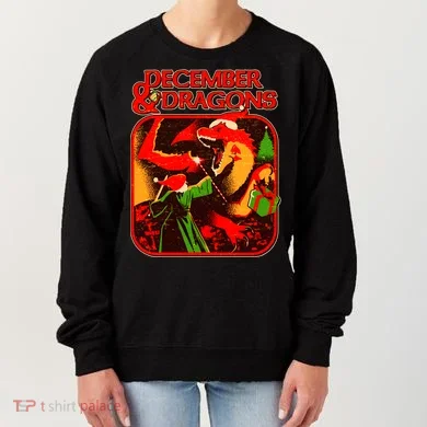 Christmas December & Dragons Women's Sweatshirt