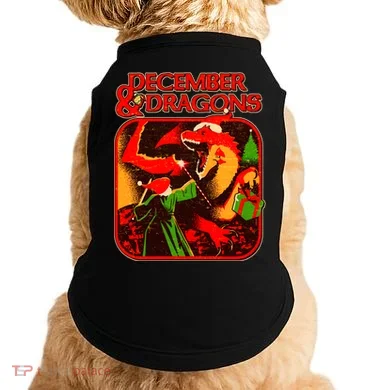 Christmas December & Dragons Doggie Tank