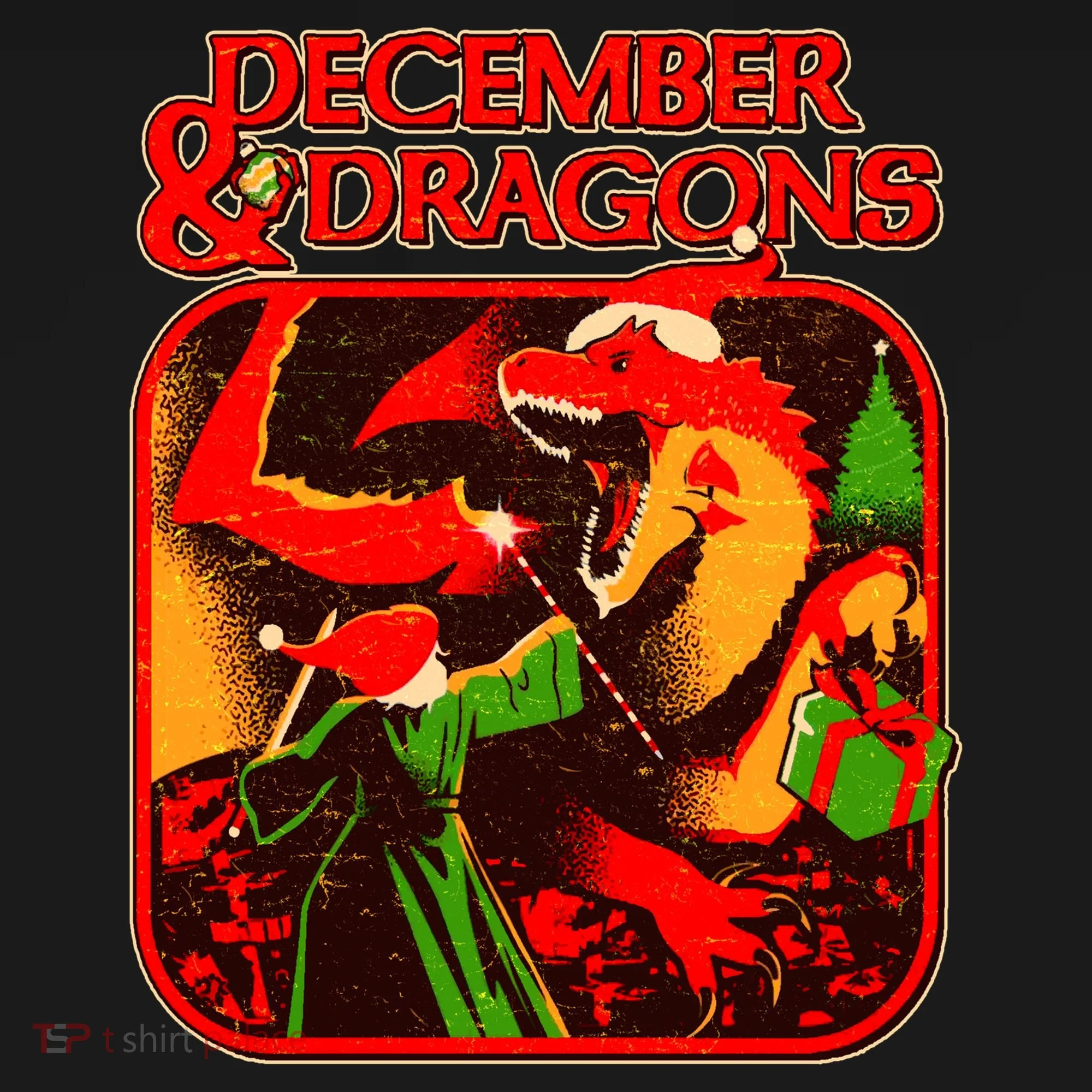 Christmas December & Dragons Doggie Tank
