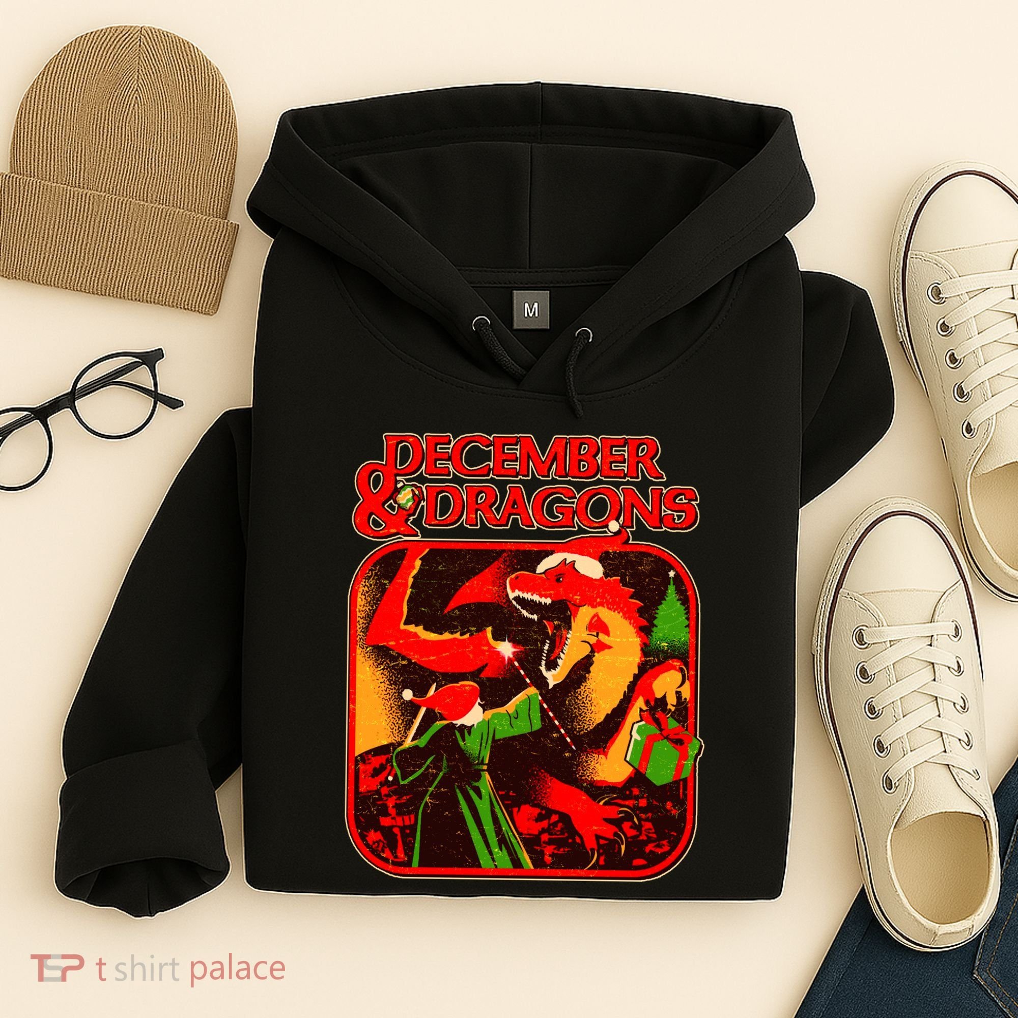 Christmas December & Dragons Hoodie