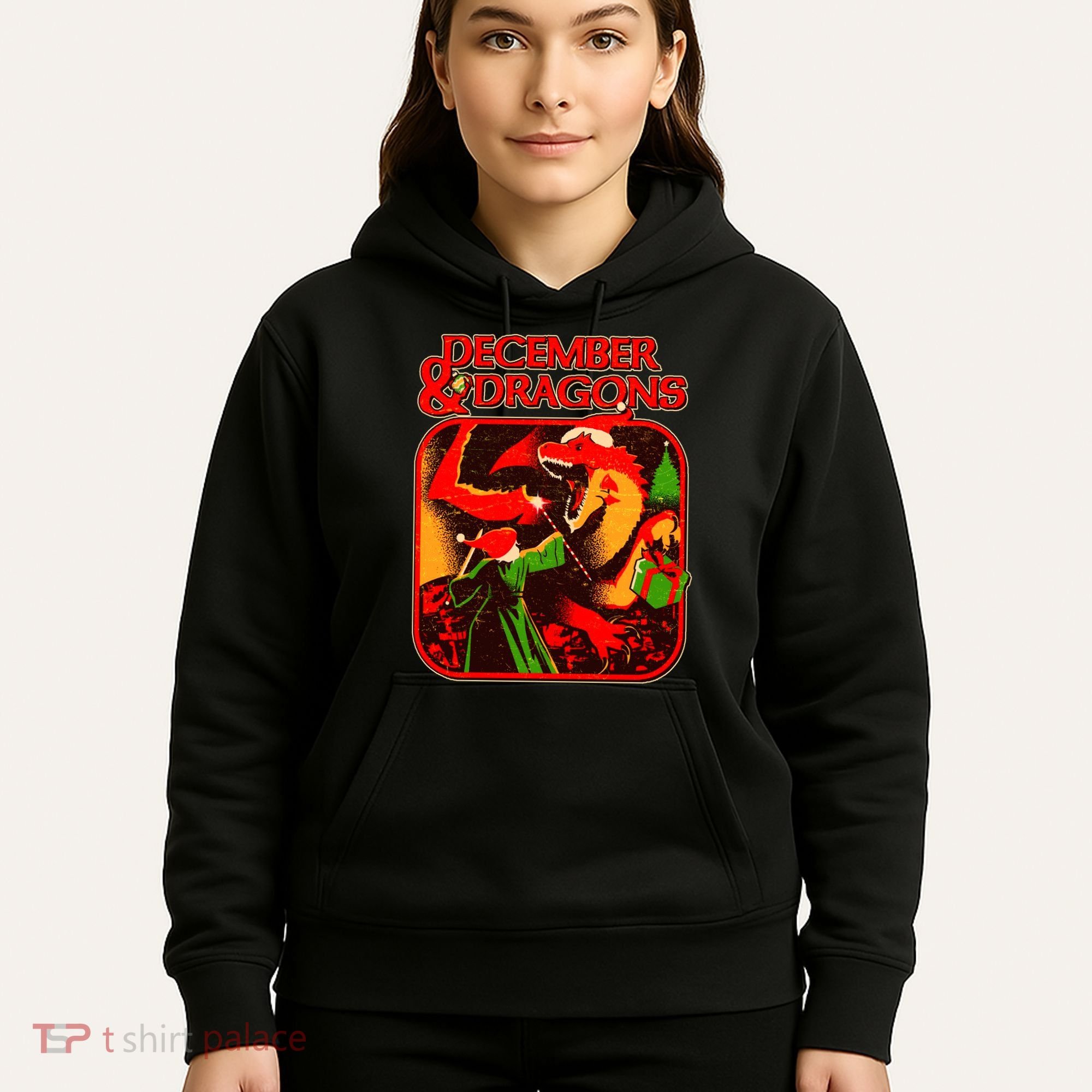 Christmas December & Dragons Hoodie