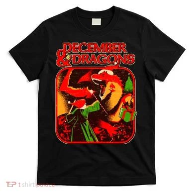 Christmas December & Dragons T-Shirt