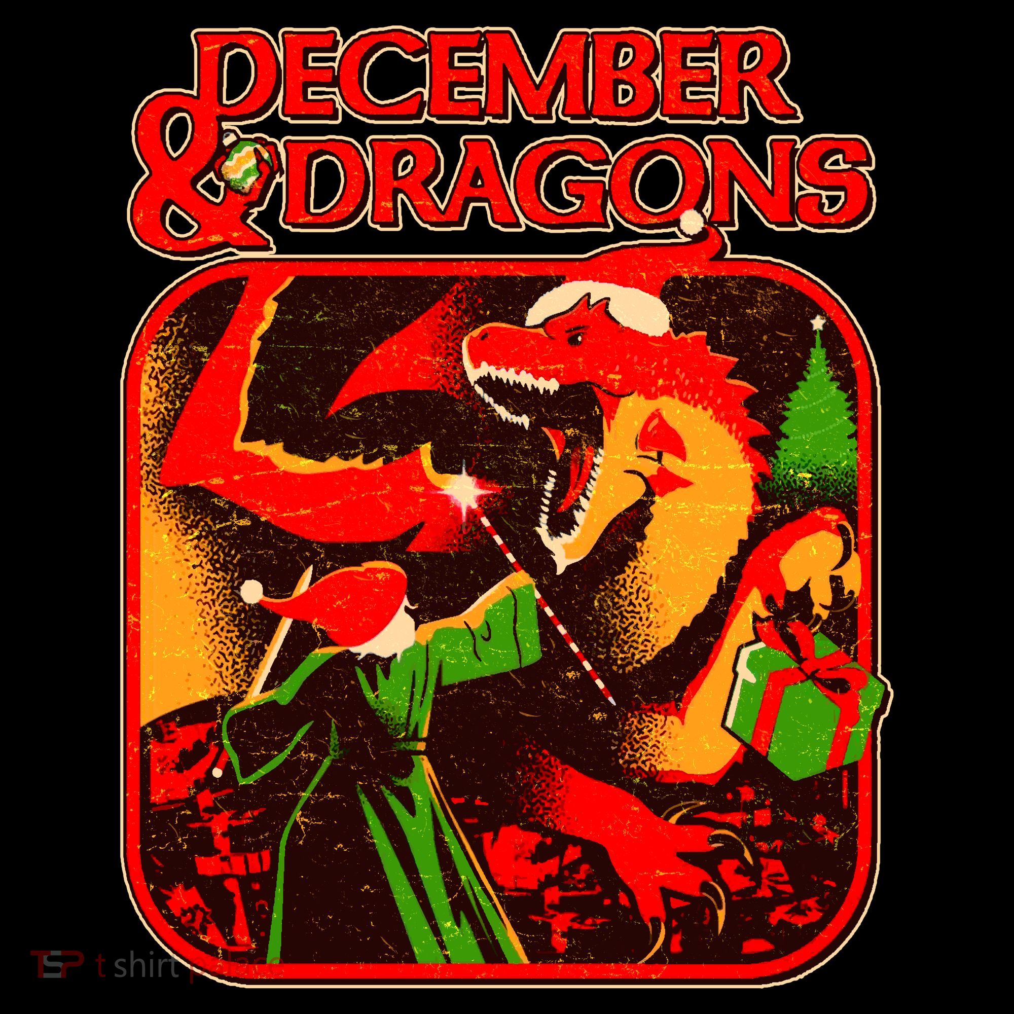 Christmas December & Dragons T-Shirt