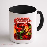 Christmas December & Dragons Coffee Mug thumb 1