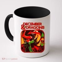Christmas December & Dragons Coffee Mug thumb 0