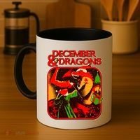 Christmas December & Dragons Coffee Mug thumb 4
