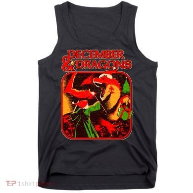 Christmas December & Dragons Tank Top