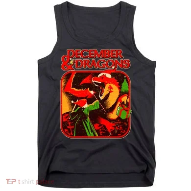 Christmas December & Dragons Tank Top