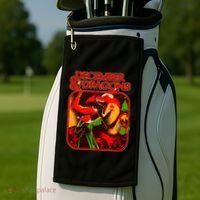Christmas December & Dragons Golf Towel thumb 2