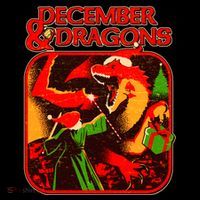 Christmas December & Dragons Women's Long Sleeve Shirt thumb 2