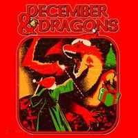 Christmas December & Dragons Santa Hat thumb 1