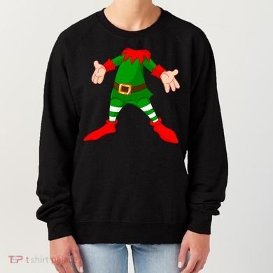 Christmas Elf Big Head Suit Women's Sweatshirt