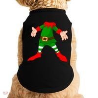 Christmas Elf Big Head Suit Doggie Tank thumb 0