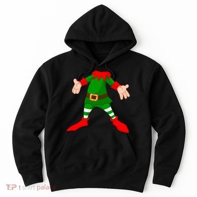 Christmas Elf Big Head Suit Hoodie