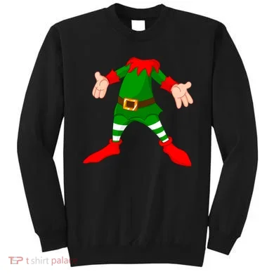 Christmas Elf Big Head Suit Sweatshirt