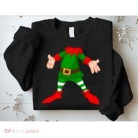 Christmas Elf Big Head Suit Sweatshirt thumb 2