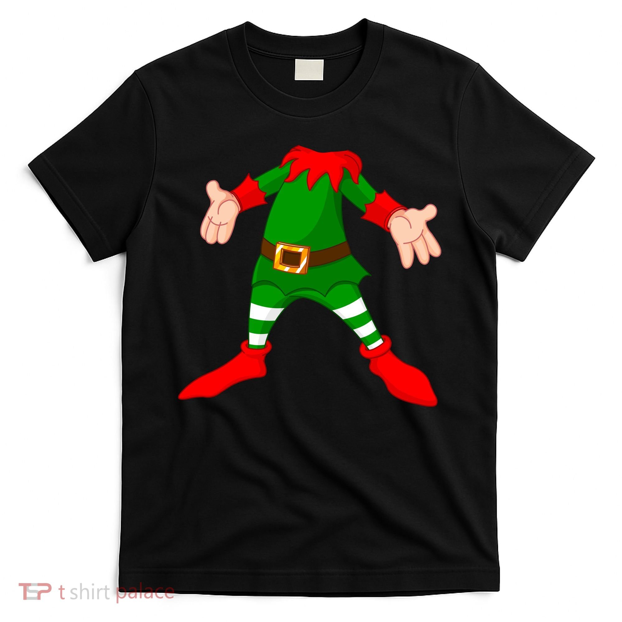 Christmas Elf Big Head Suit T-Shirt